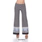 Womens White Mark Border Print Palazzo Pants - image 5