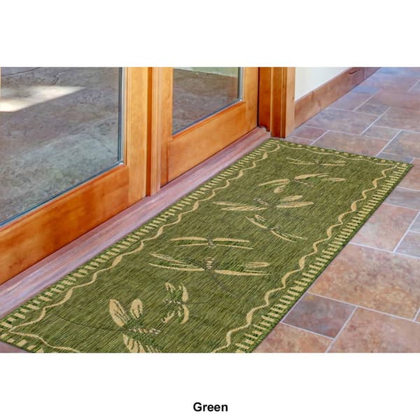 Liora Manne Carmel Dragonfly Indoor/Outdoor Runner