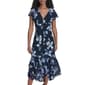 Womens Tommy Hilfiger Flutter Sleeve Tier Midi Dress - image 1