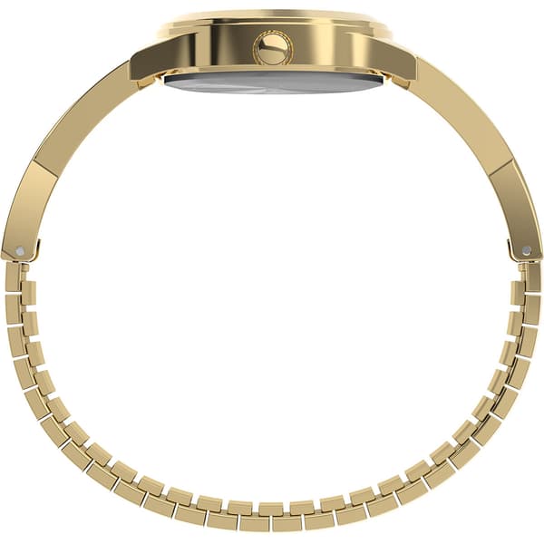 Womens Timex® Black Dial Crystal Accent Watch - TW2Y39200JT