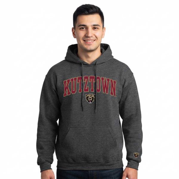 Mens Kutztown Mascot One Cuff Hoodie - image 
