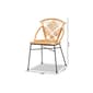 Baxton Studio Pro Bohemian Natural Rattan 2pc. Dining Chair Set - image 7