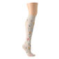 Womens Dr. Motion Wildflower Moderate Compression Knee High Socks - image 1
