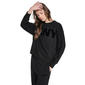 Womens DKNY Sport Long Sleeve Exploded Logo Fleece Sweatshirt - image 4