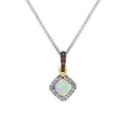 Le Vian(R) Neopolitan Opal(tm) Chocolate & Nude Diamond Pendant
