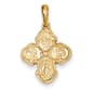 Unisex Gold Classics&#40;tm&#41; Yellow Gold Four Way Medal Pendant - image 1