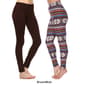 Womens White Mark 2pk. Leggings - image 5