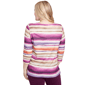 Womens Alfred Dunner Urban Legend Watercolor Biadere Blouse - image 2