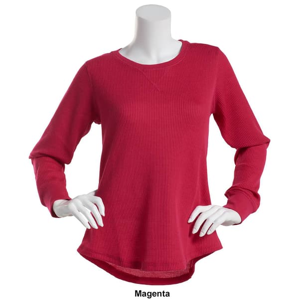 Womens Starting Point Long Sleeve Thermal Crew - Boscov's