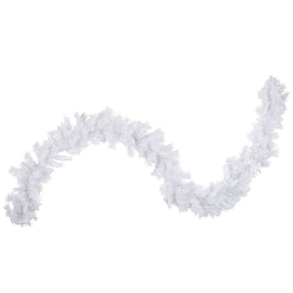 Northlight Seasonal Icy White Artificial Christmas Garland