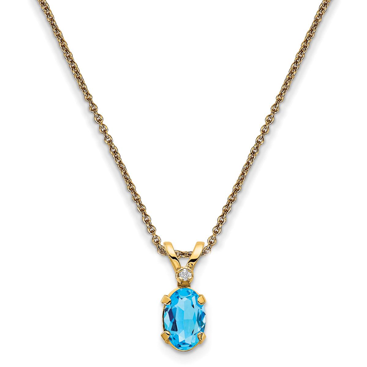 Gemstone Classics™ 14kt. Yellow Gold December Birthstone...