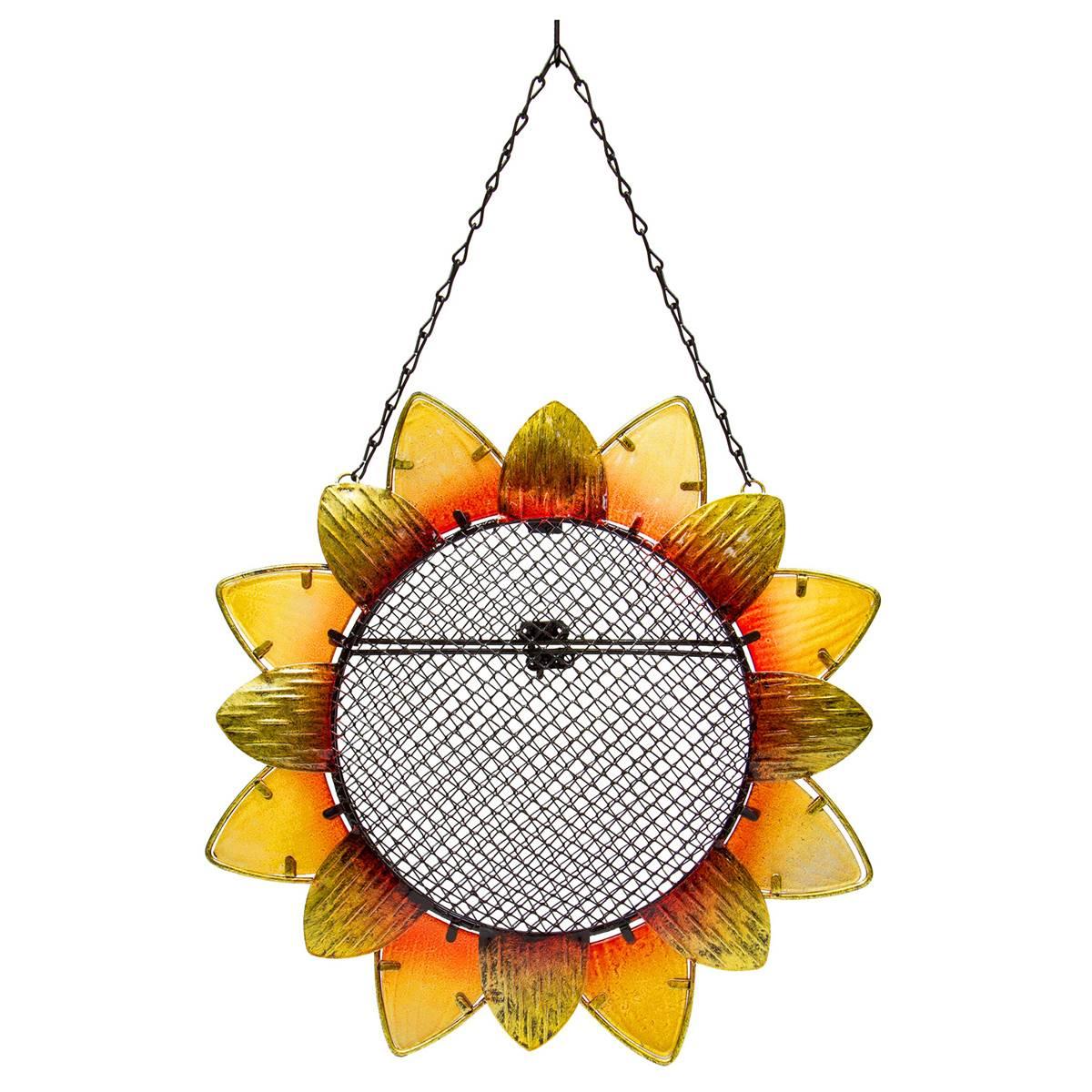 Evergreen Sunflower Bird Feeder with Perch