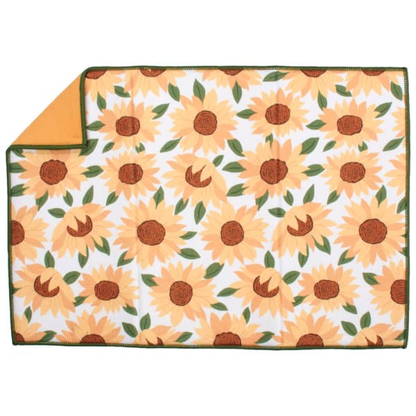 Amelia Sunflower Dish Drying Mat - image 