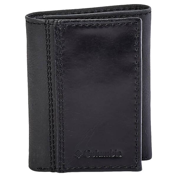 Mens Columbia RFID Extra Capacity Trifold Wallet w/ Front Slot - image 