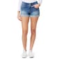 Juniors Wallflower Luscious Curvy Mid Rise Bling Denim Shorts - image 1