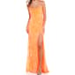 Juniors Crystal Doll Marigold Strappy Sheath Dress - image 3