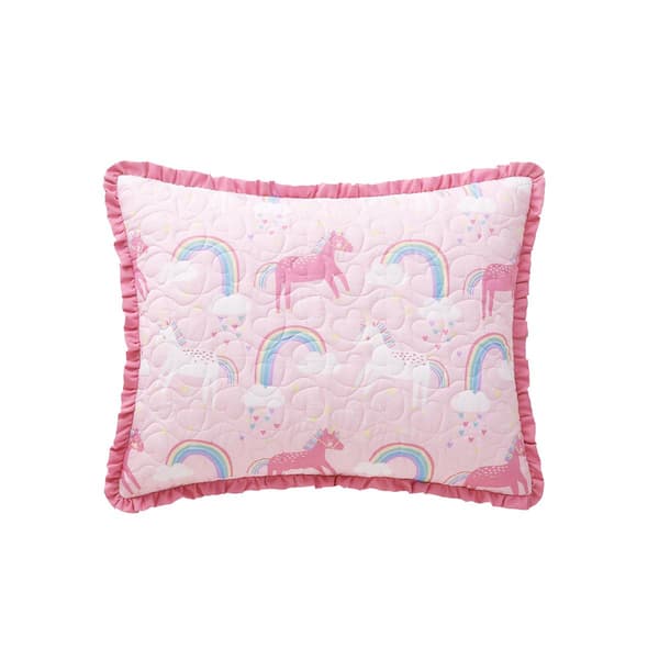Alex &amp; Bella Unicorn Parada Microfiber Quilt Set