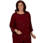 Plus Size Alfred Dunner Union 3/4 Sleeve Sparkle Soutache Blouse - image 1