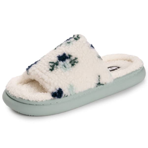 Womens MUK LUKS® Marsai Floral Mint Slide Slippers