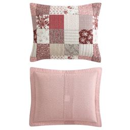 Laura Ashley Celina Patchwork Cotton Reversible Quilt Set
