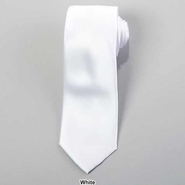 Mens Perry Ellis Sateen Solid Tie