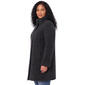 Womens Weatherproof® Charcoal Houndstooth Cozy Topper Coat - image 5