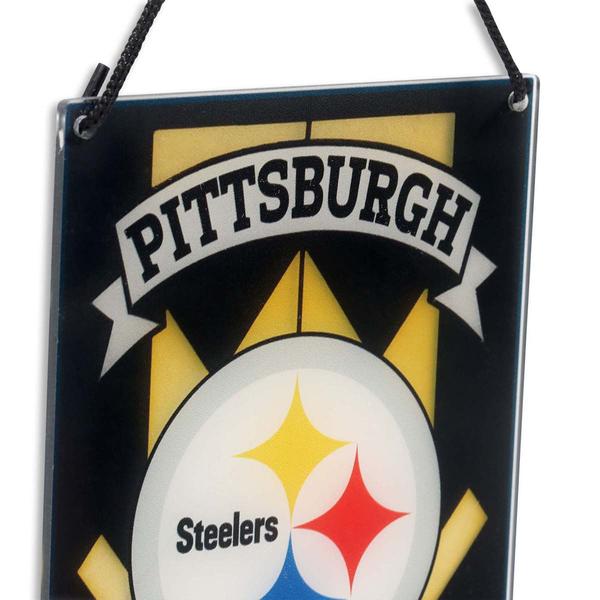 Open Road Steelers Logo Small Hanging Acrylic Wall Decor