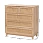 Baxton Studio Elsbeth Oak Brown Wood 5-Drawer Storage Cabinet - image 8