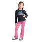 Girls (4-6X) adidas Long Sleeeve Ruffle Raglan Flare Pants Set - image 1