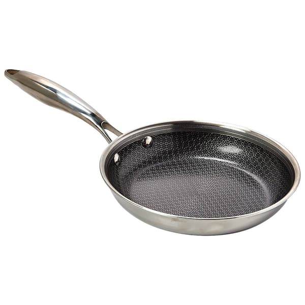 Basil & Kraft 8in. Honeycomb Triply Frying Pan - image 