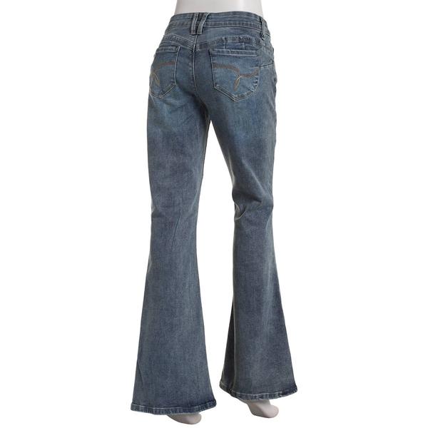 Juniors YMI®  Low Rise Wanna Betta Butt Flare Jeans - image 