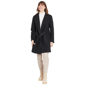 Womens Nine West Solid Faux Wool Coat With Belt - image 3
