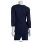 Womens Due Time 3/4 Sleeve Momma Maternity Tee w/Footprint - image 2