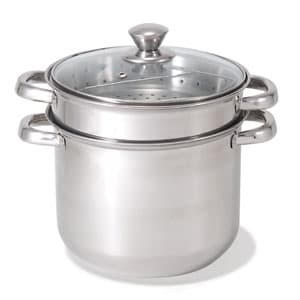 Discontinued 12 Quart Stockpot with Steamer Insert and Cover