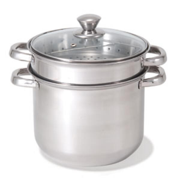 Healthy Living by Select Home 12qt. Stockpot/Steamer 4pc. Set - image 