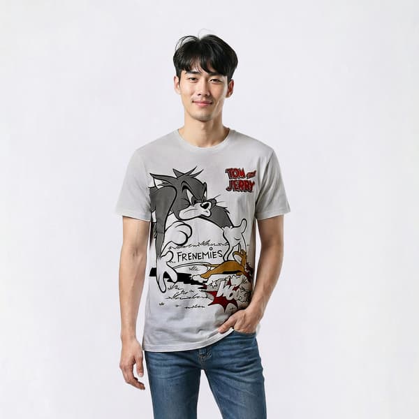 Young Mens SOUTHPOLE(R) Tom & Jerry(tm) Frenemies Graphic Tee - image 