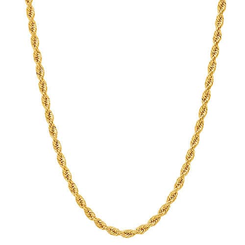 Gold Classics(tm) 10kt. Gold 18in. 2.5mm Chain Necklace - image 