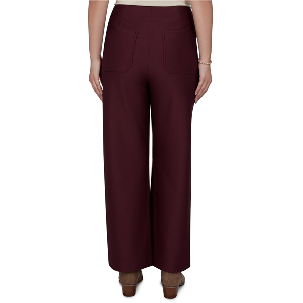 Petite Ruby Rd. English Countryside Solid Pique Knit Pants