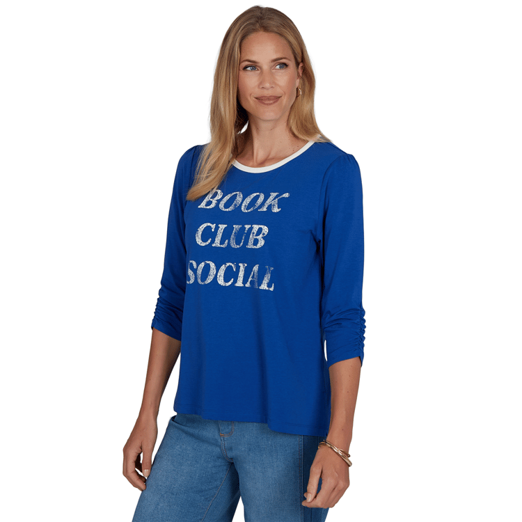 Petite Ruby Rd. Must Haves II Book Club Social Tee