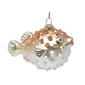 Glass Puffer Fish with Jewels Ornament - image 1