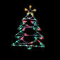 Northlight Seasonal 18in. Pre-Lit Christmas Tree Silhouette - image 2
