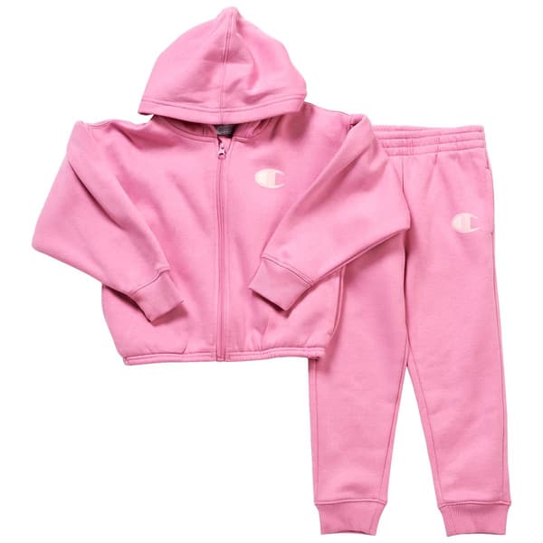 Girls &#40;4-6x&#41; Champion&#40;R&#41; Be the Good Jacket & Joggers Set - image 