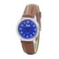 Mens Speidel Classic Brown Band/Blue Dial Watch - 660333723B - image 1