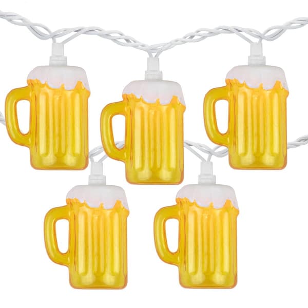 Northlight Seasonal 10ct. Beer Mug Summer String Lights Set - image 