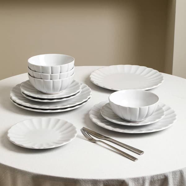 Earth & Clay Phoenix 12-Piece Stoneware Dinnerware Set