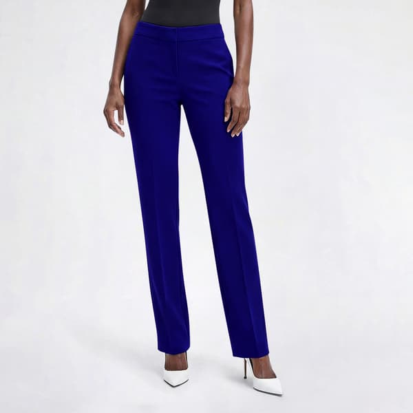 Womens Kasper Fly Front Slim Dress Pants