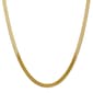 Mens Gold Classics&#40;tm&#41; 5.0mm. 14k Silky Herringbone Chain Necklace - image 1