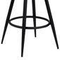 Armen Living Justin 26in. Swivel Faux Leather Counter Barstool - image 4