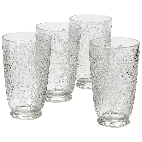 Home Essentials Aria Double Old Fashion Glasses - Set of 4 - image 