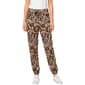 Petite Robert Louis Pull On Tie Waist Abstract Flower Joggers - image 1